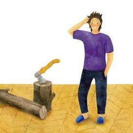 Иллюстрация к стихотворению Э. Успенского "Рыболов"