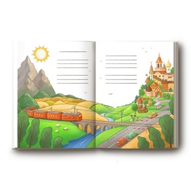 Разворот детской книги