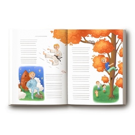 Разворот детской книги