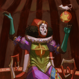 одинокая клоунесса