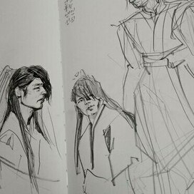 Скетч персонажа