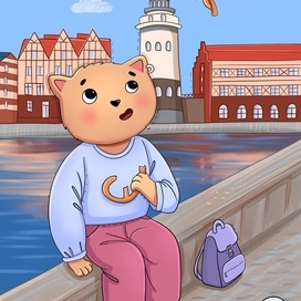 Серия открыток из туристических мест России