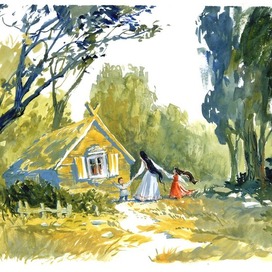 Иллюстрация к истории о Купале и Костроме