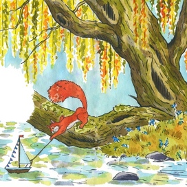 Орешек и кораблик