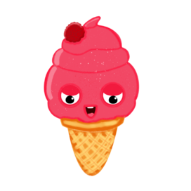 Сладка мороженка с малиновым вкусом