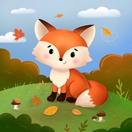 Серия иллюстраций для детских пазлов