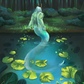 Дух-хозяин лесного болота