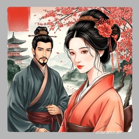 Обложка для книги восточный роман