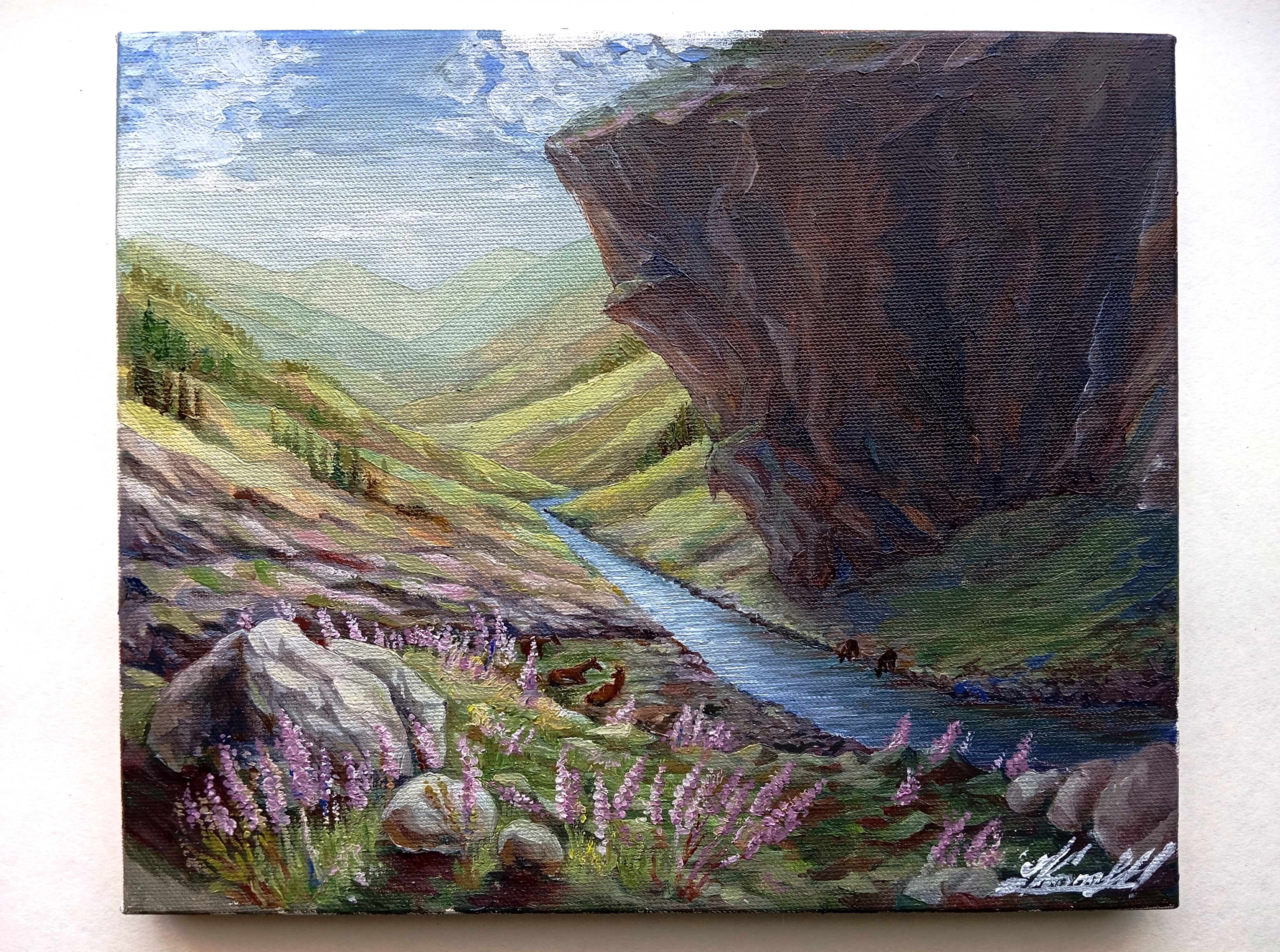 Завораживающий вид на скалу