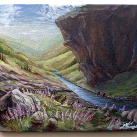 Завораживающий вид на скалу