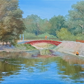 Мостик на пляже