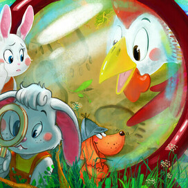 Плакат для детского театра 