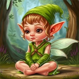 Задумчивый эльф