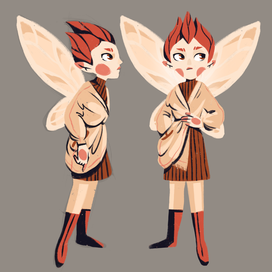 Разработка персонажа пикси Луковица