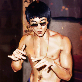 Портрет Брюса Ли