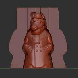 Объемная опалубка "Конь в пальто"