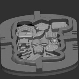 Опалубка к мастер-модели значков