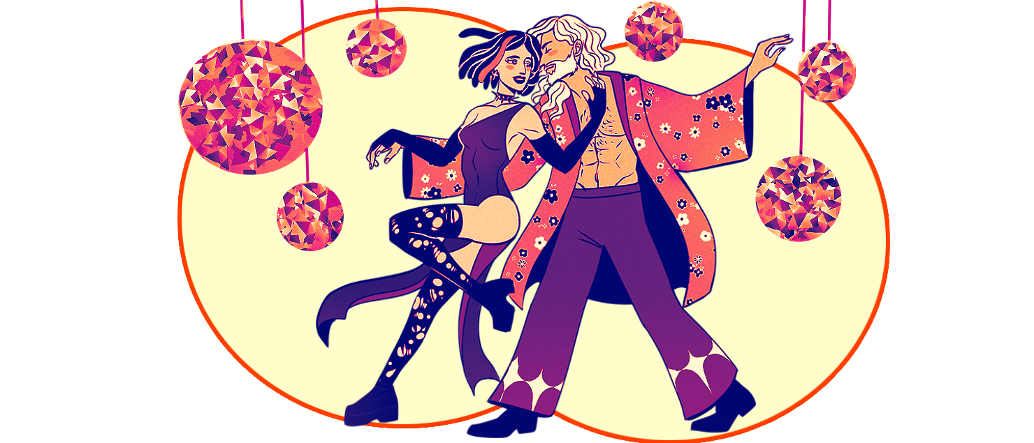 тллюстрация для сайта " танцпол"