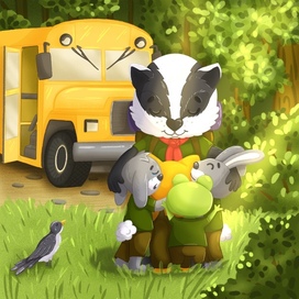 Прощание с вожатым в летнем лагере