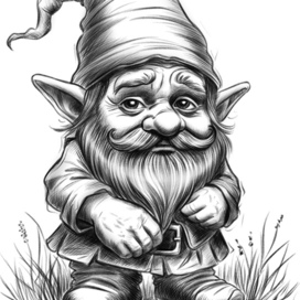 Грустный гном