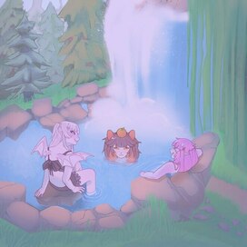 попробовала в фон