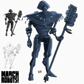 Концепт персонажа робот