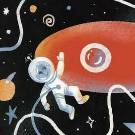 Иллюстрация к стихотворению про космос