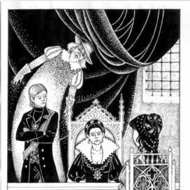 Иллюстрация к роману Брониславы Вонсович "Вы все жжете"  3т