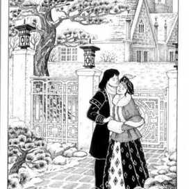 Иллюстрация к роману Брониславы Вонсович "Вы все жжете" т3