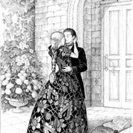 Иллюстрация к роману Б. Вонсович "Эрна Штерн и два ее брака"