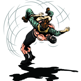 Бросок с прогибом