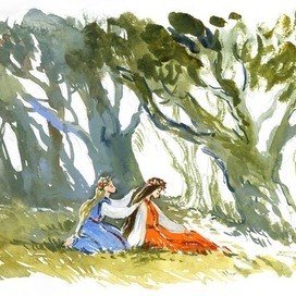 Иллюстрация к истории о Купале и Костроме