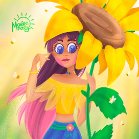 Летняя девушка