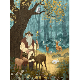 Иллюстрация для книги «Cristal Rose and the Paths of Wisdom»