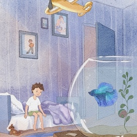 Иллюстрация к рассказу «Щучье озеро», автор Наталья Шмидт