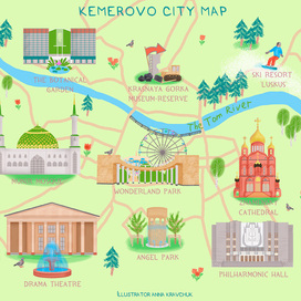 Декоративная карта 