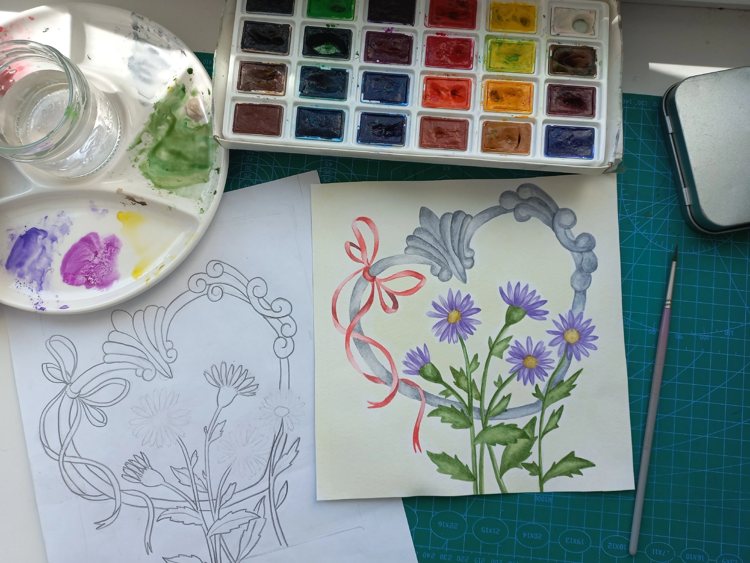 Винтажная рама🩵