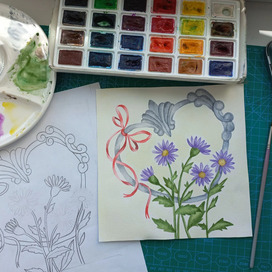 Винтажная рама🩵