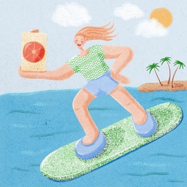 Летняя иллюстрация