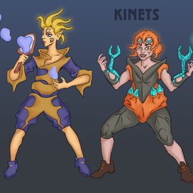 Кинеты - концепт персонажей