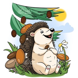 Ежик Гоша, персонаж для Автора Марии Алексеевой