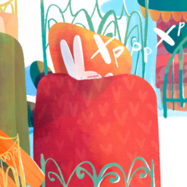 Разворот для книжки-картонки | Кроватки