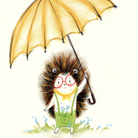 Любопытный еж