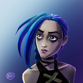 Джинкс. Фан-арт.