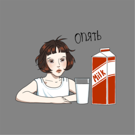 Фанарт по фильму "Леон"