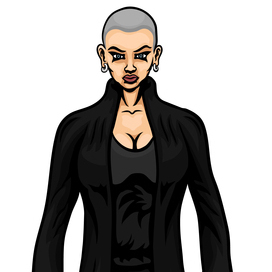 Бритоголовая киллерша