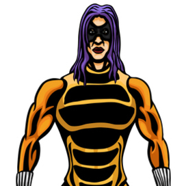 Спортивная девушка в боевом костюме