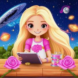 Девушка космос