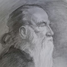 натурщик. графика