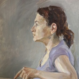 этюд маслом